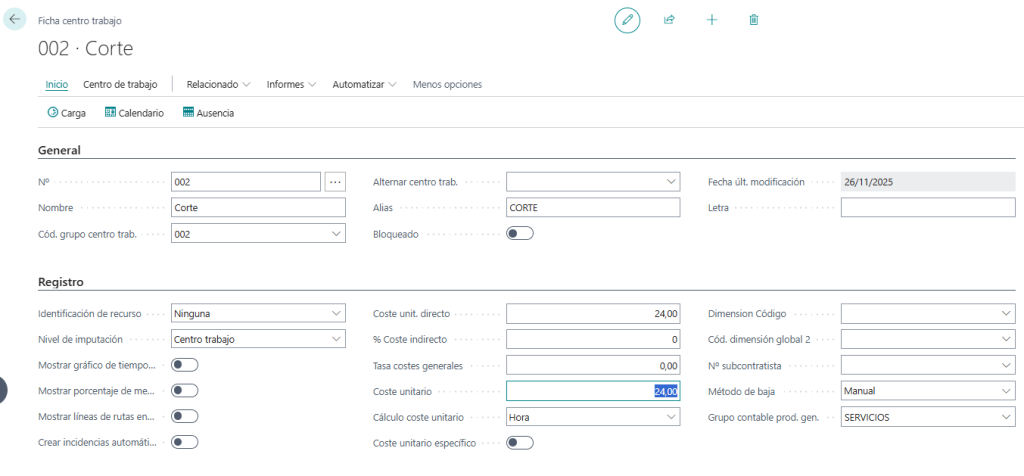 Aprovecha la gestión de fabricación y contabilidad analítica en Business Central