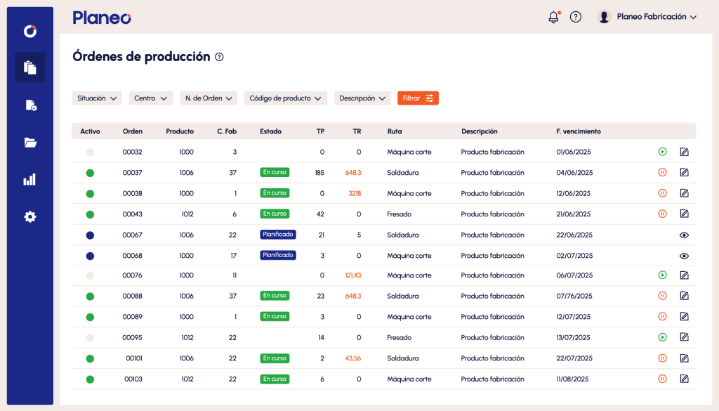 Ventajas de un MES nativo sobre Business Central