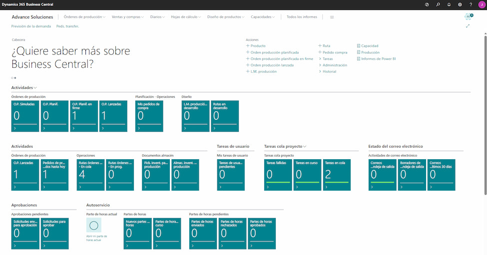 Por qué implantar un sistema MES que complemente Microsoft Dynamics 365 Business Central en la fabricación