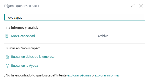 registro tiempos fabricacion Business Central Planeo 6