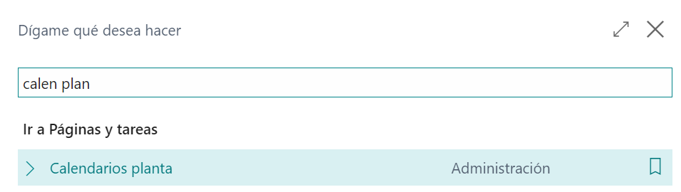 image2 Calendarios de planta en Business Central